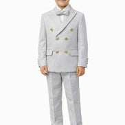 Dothan Boys Gray Double Breasted Suit