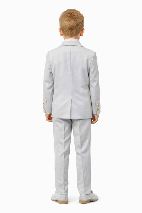 Dothan Boys Gray Double Breasted Suit