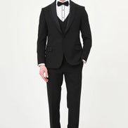 El Paso Glitter Shawl Lapel Black Tuxedo