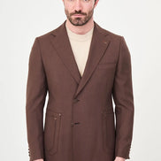 Men's Dark Brown Two-Button Suit