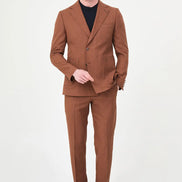 Men's Rust Two-Button Suit