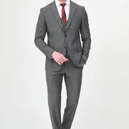 Striped Suit Black