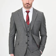 Black Striped Suit