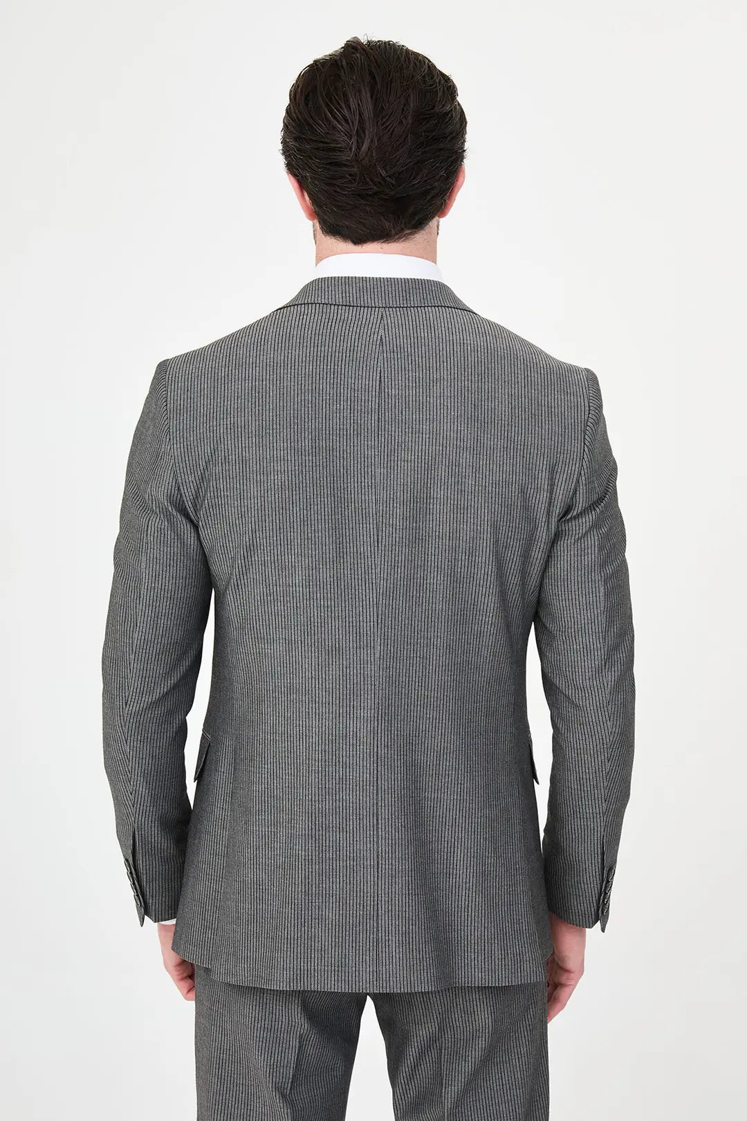 Striped Suit Black