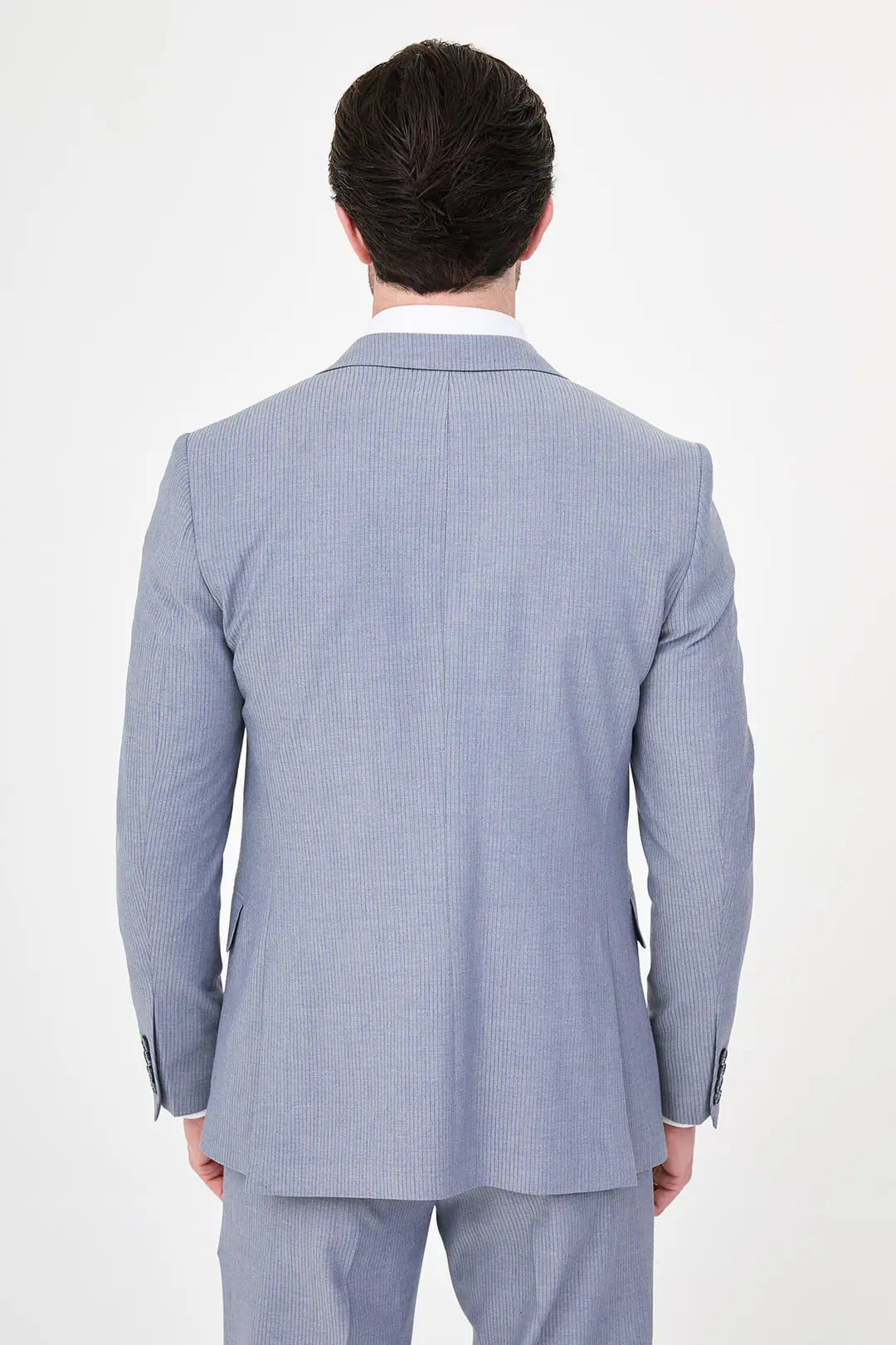 Striped Suit Blue