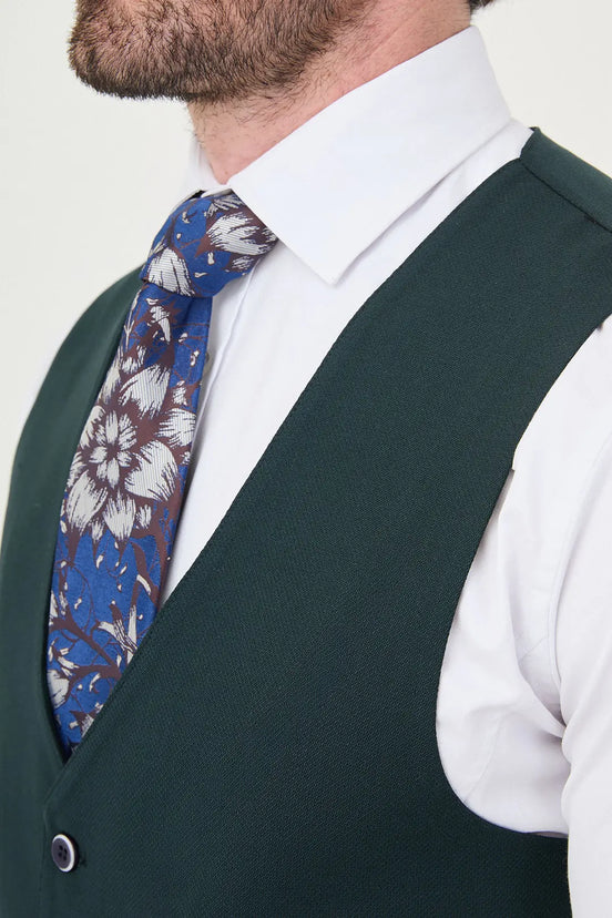 Emerald Green Slim Vest