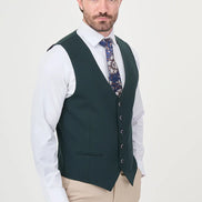 Emerald Green Slim Vest