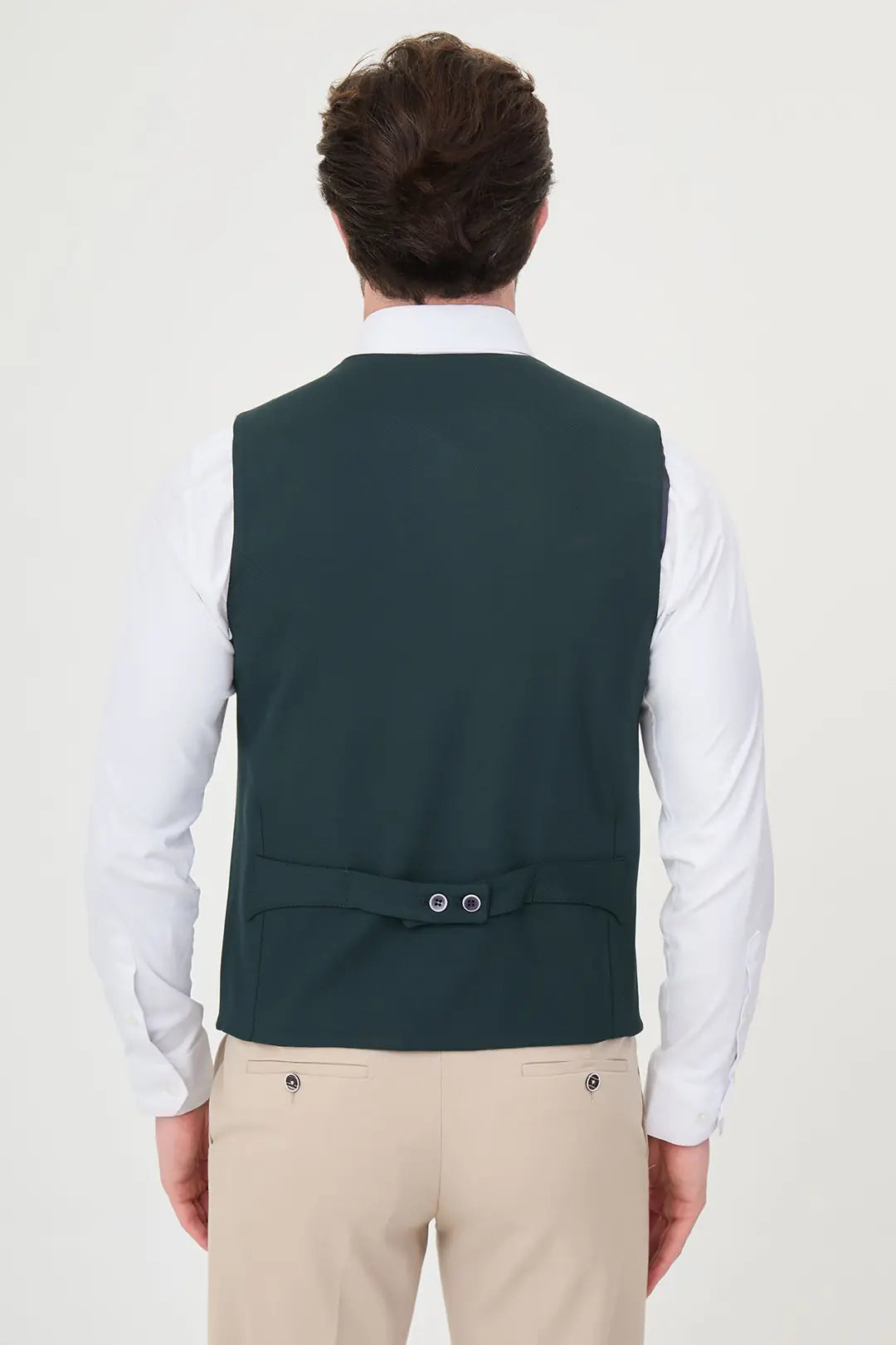 Emerald Green Slim Vest