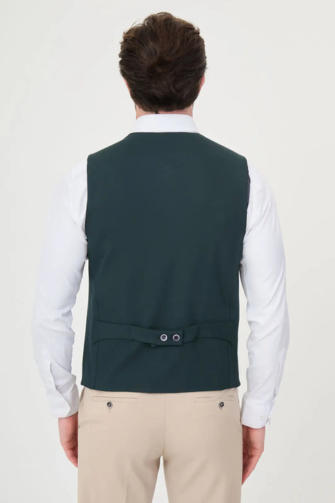 Emerald Green Slim Vest