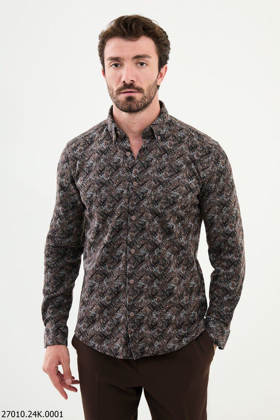 Black Wool Shirt