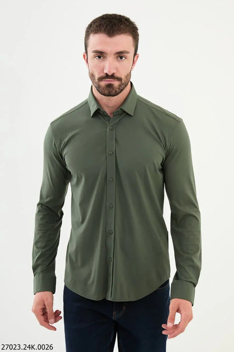 Ames Men's Slim Fit Cotton Shirt