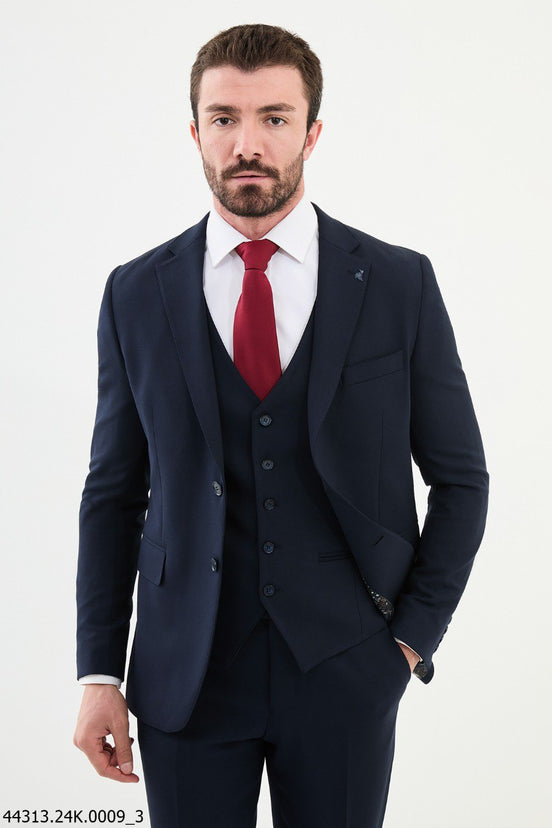 Dark Blue 3 Piece Suit