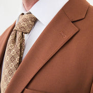 Ames Wool Rust Brown 3 Piece Suit