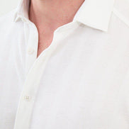 Ames White Striped Shirt