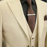 Daytona Slim Fit Beige Suit