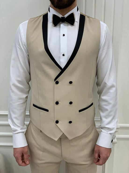 Beige Tuxedo