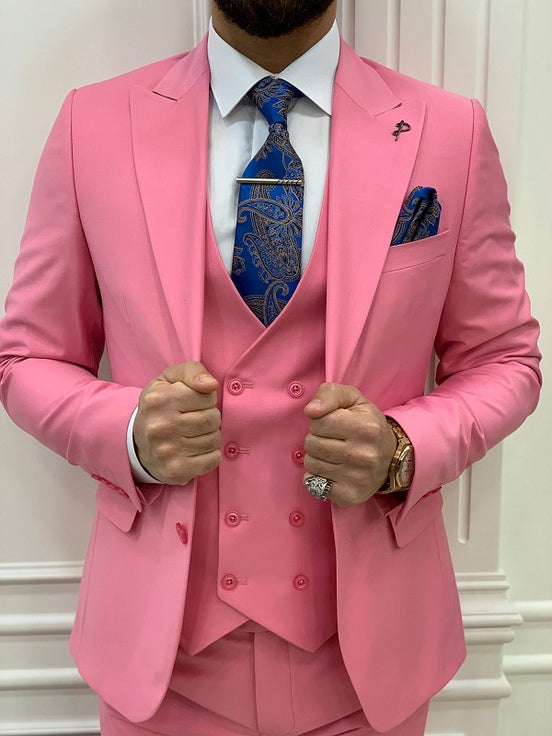 Pink Suit Men