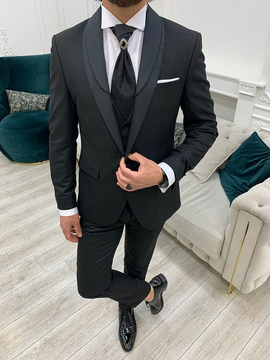 Black Wedding Suit
