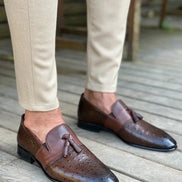 Edmond Brown Tassel Loafers