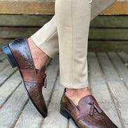 Edmond Brown Tassel Loafers