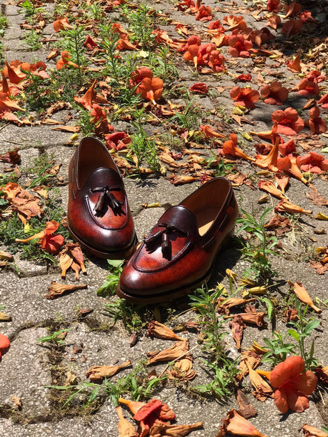 Elko Brown Tassel Loafers