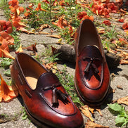 Elko Brown Tassel Loafers