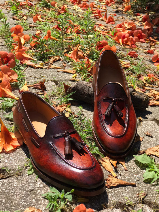 Brown Tassel Loafers