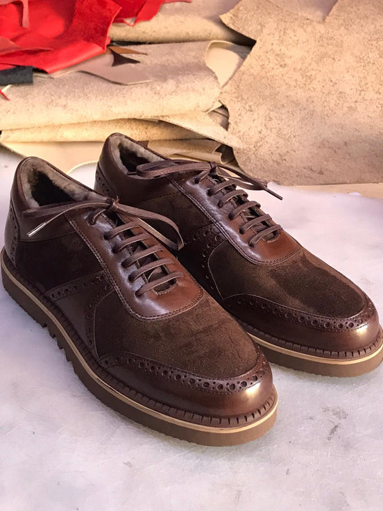 Brown Mens Sneakers
