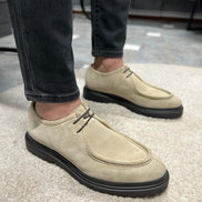 Empire Laced Beige Suede Boots