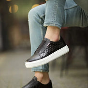 Empire Laceless Black Slip On Shoes