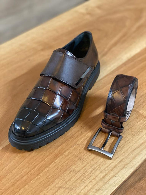 Empire Brown Buckle Shoes