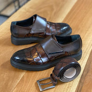 Empire Brown Buckle Shoes