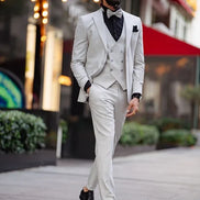 Empire Slim Fit Peak Lapel Gray Tuxedo