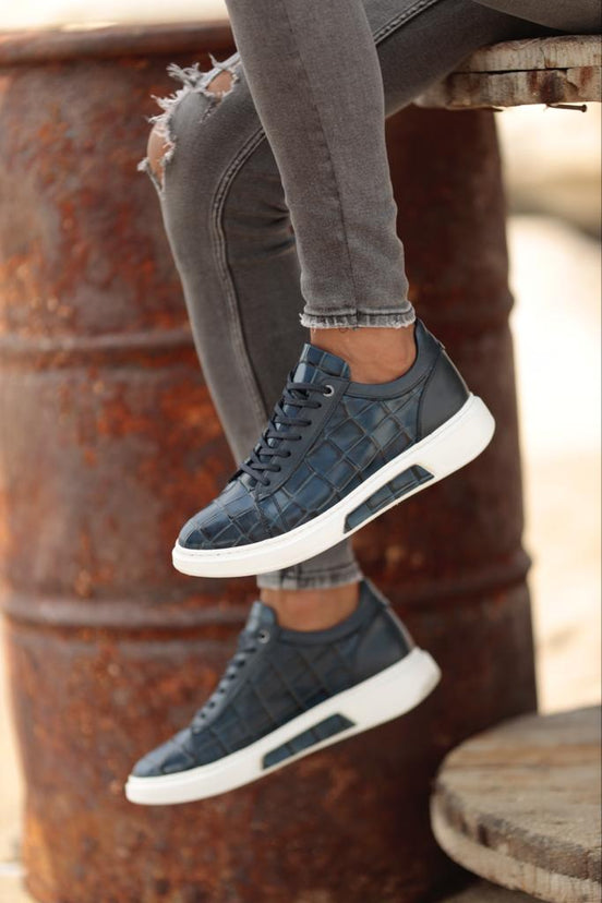 Navy Blue Sneakers