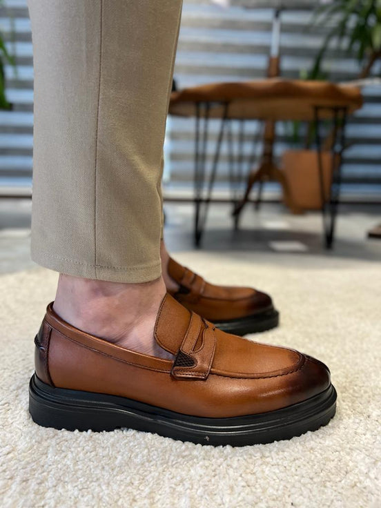 Tan Loafers