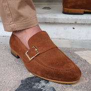 Henderson Brown Suede Loafers