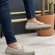 Laughlin Beige Driving Loafers