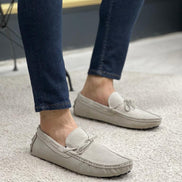 Laughlin Beige Driving Loafers