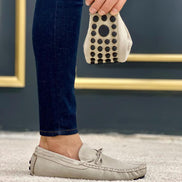Laughlin Beige Driving Loafers