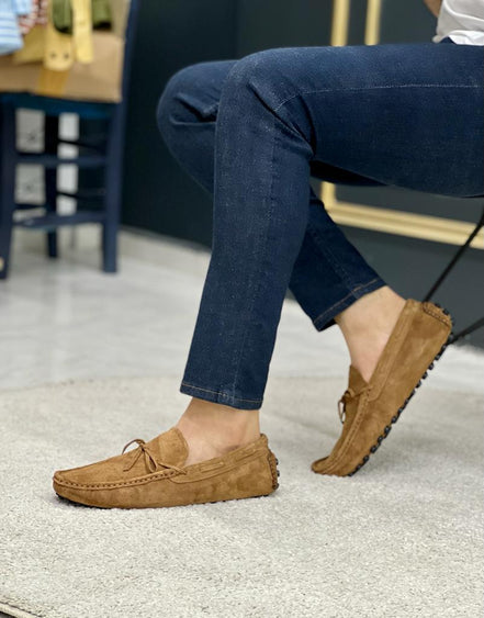 Laughlin Brown Driving Loafers