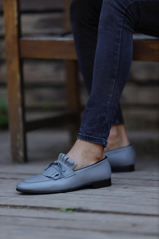 Gray Loafers