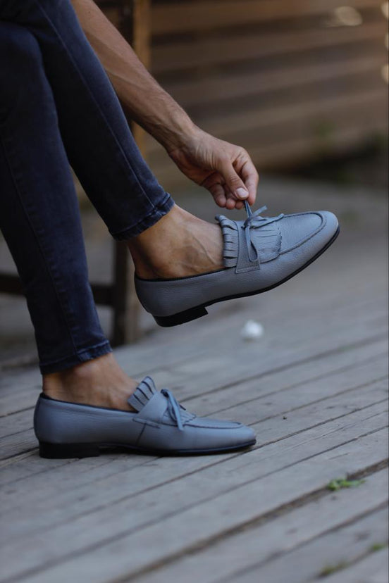 Gray Loafers