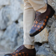 Laughlin Laced Tan Brown Derby Shoes