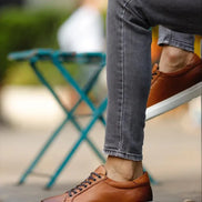 Laughlin Low Top Tan Sneakers