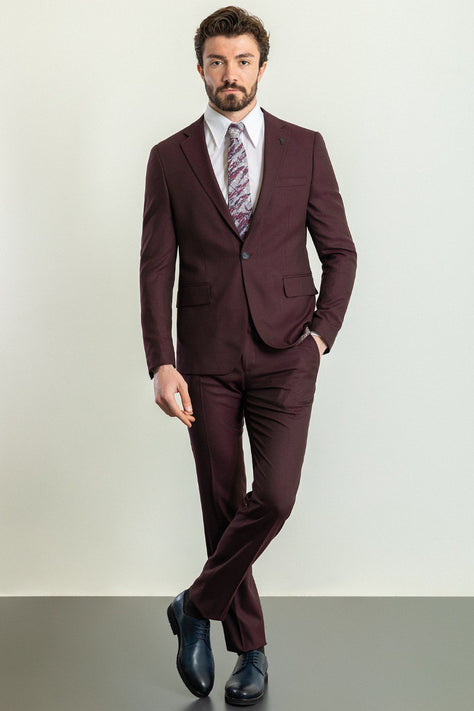 Maroon Suit