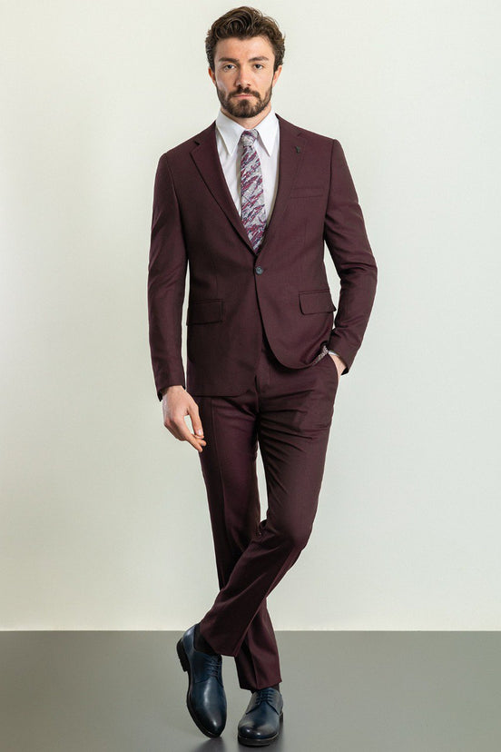 Maroon Suit