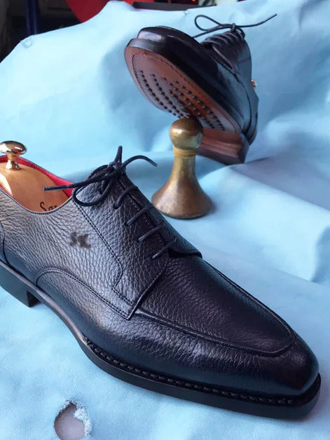 Mesquite Navy Blue Derby Shoes