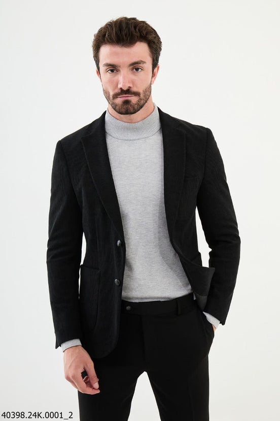 Black Corduroy Blazer