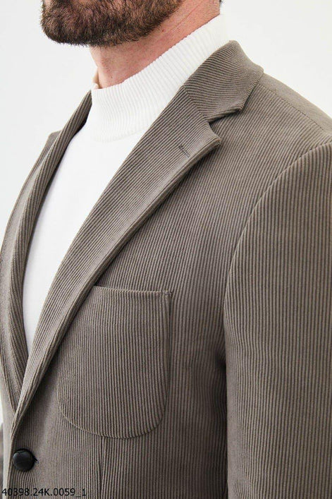 Mitchell Light Brown Corduroy Blazer