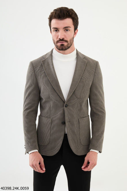 Mitchell Light Brown Corduroy Blazer